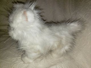 HASBRO FurReal White Persian Kitty Cat Kitten 2009 Lulu ' s Walking 3