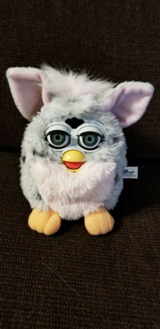 1998 Furby Pink And Grey With Black Spots Model 70 - 800 Tiger