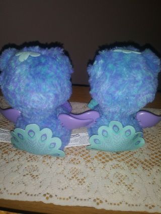Hatchimals Surprise Peacat Interactive Creatures Blue Purple Set of 2 2
