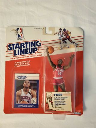 Nba 1988 Starting Lineup Charles Barkley Figure Philadelphia 76ers.