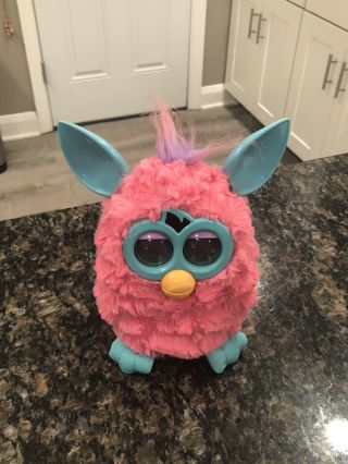 Furby Boom 2012 Interactive Electronic Pink Teal Cotton Candy Toy