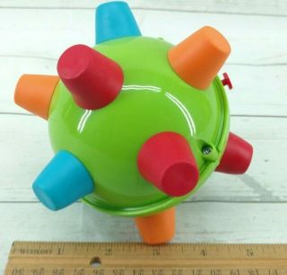 Small Ertl Green Bumble Ball Motorized Toy Ball &