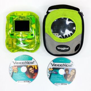 Video Now Color Fx Personal Video Player Fresh Green With 2 Disc - No Charger