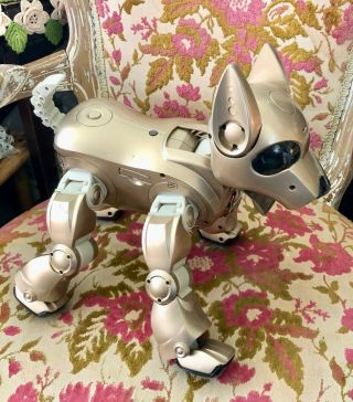 Tiger Silverlit Intelligent I - Cybie Gold Robotic Dog - No Remote