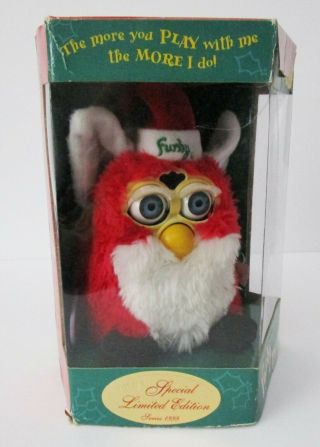 1999 Special Limited Edition Christmas Furby Tiger Electronics Parts Or Repairs