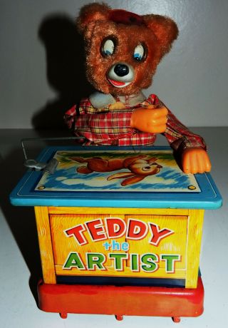 Battery Operated Teddy The Artist Or Restore