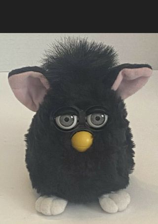Vintage 1998 Black Furby Tiger Electronics - - And Great