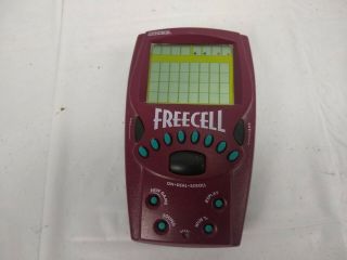 Radica:freecell Maroon Hand Held Game Pre - Owned 1999
