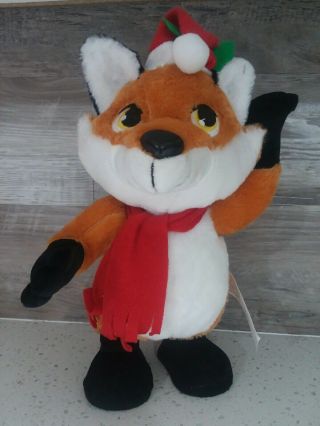 Video Gemmy What Does The Fox Say Singing Dancing Animated Plush Christmas Fox