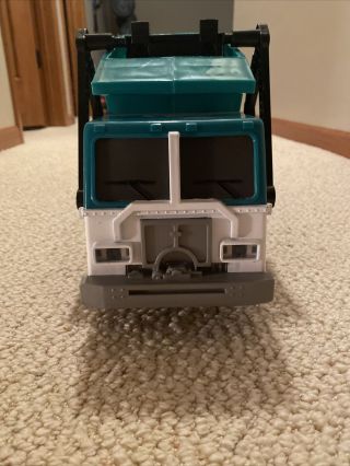 2007 TONKA Garbage & Waste Department Green Truck. ,  Sounds 3