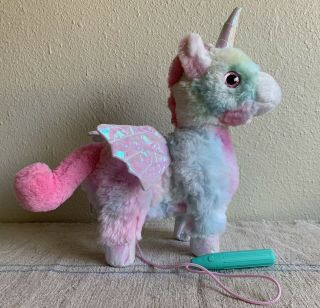 Unicorn Animatronics Sound N Light Walks Talks Pink Colorful Pony Horse Pegasus