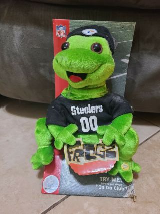 Gemmy Rapping Pittsburgh Steelers Frogz