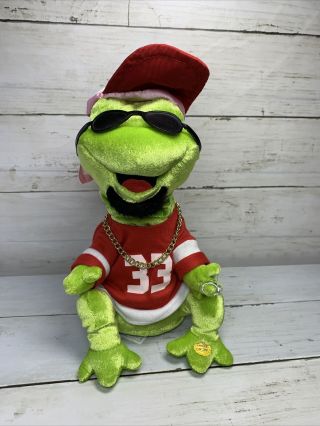 Gemmy Hip Hop Frogz 1992 " Jump Around " House Of Pain Dancing Frog Chain Do - Rag