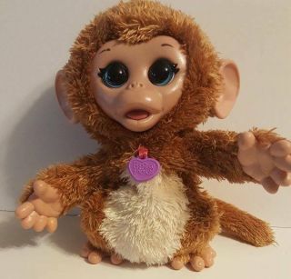 Furreal Friends Hasbro 2013 Cuddles Giggly Monkey Electronic Interactive 8 "