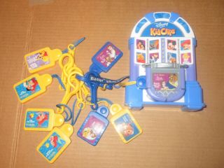 2002 Tiger Disney Tunes Kid Clips Jukebox Player & 8 Clips Songs Fully