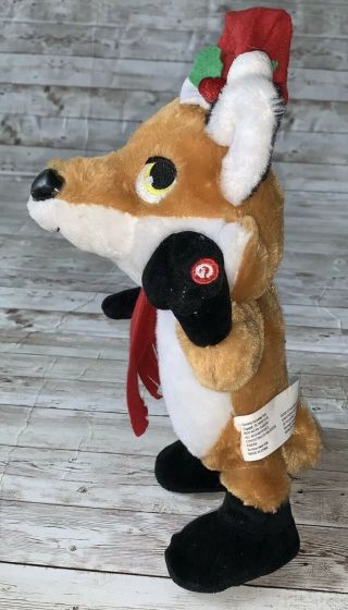 VIDEO GEMMY WHAT DOES THE FOX SAY SINGING DANCING ANIMATED PLUSH CHRISTMAS FOX 2
