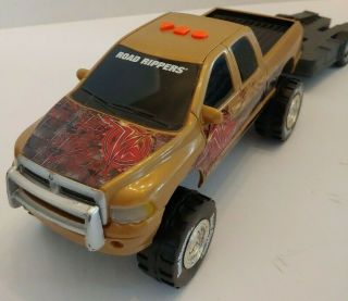 Toy State Road Rippers Dodge Ram 4x4 Truck Lights and Sound 1997 and Trailer 2
