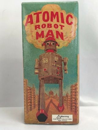 Schylling Collector Series Atomic Robot Man Wind Up 1997