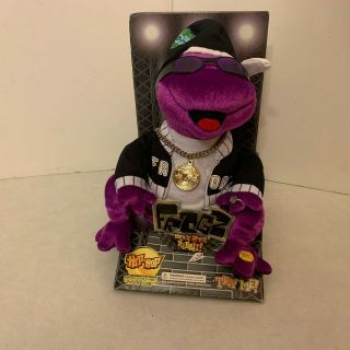 Gemmy Frogz - Rapping Hip Hop Purple Frog - 50 Cent - In Da Club - Birthday Box