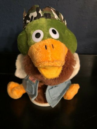 Gemmy Animated Singing Dancing Duck Sings “country Boy Can Survive” Plush Toy 9”