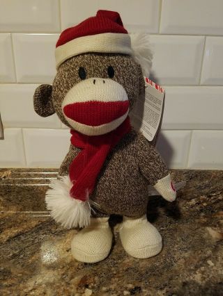 Dan Dee Animated Christmas Monkey Dancing & Singing To Jingle Bells 12 " Rare