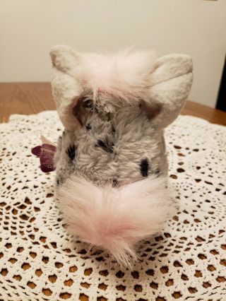 Furby Tiger 1998 70 - 800 Grey Spotted with Pink Ears Brown Eyes 3