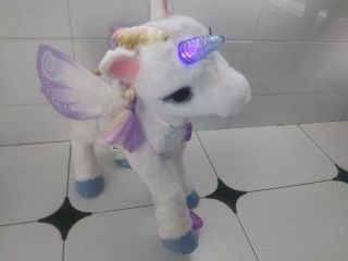 Furreal Animated Friends Star Lily My Magical Unicorn Light Up W/ Strawberry