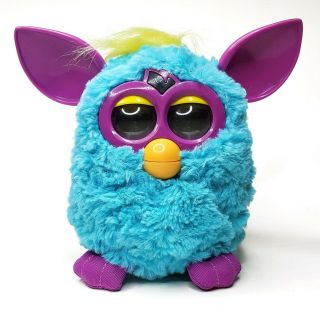 Hasbro Furby Teal Blue And Purple 2012 - Pre - Owned