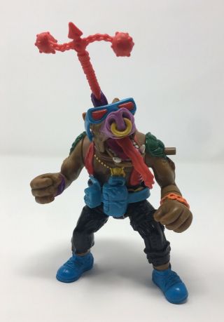Teenage Mutant Ninja Turtles Wacky Action Head Spinning Bebop Tmnt 1991 Toy