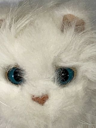 2009 Hasbro FurReal Friends Lulu Plush Interactive White Persian Kitten Cat 2