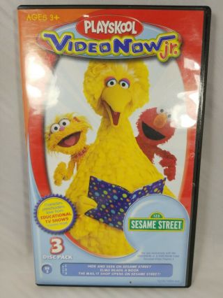 Playskool Videonow Jr.  Sesame Street 3 - Disc Pack 3 Dvd Personal Video Disc