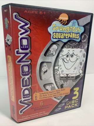 Video Now Spongebob Squarepants 3 - Pack Volume 1 Pvd B498