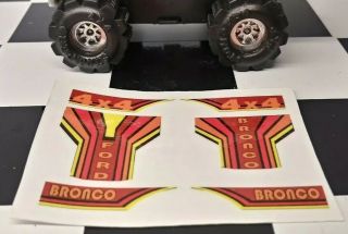 Custom Schaper Stomper Ford Bronco 4x4 Truck Decals Stickers (handmade)
