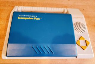 Vintage Texas Instruments Computer Fun Laptop Toy - 1988