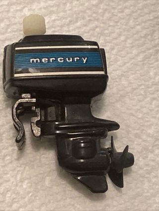 Vintage Mercury Wind Up Outboard Motor For A 1978 Tomy Sea Patrol Toy Boat