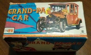 Vintage Rosko Battery Operated Grand - Pa Car