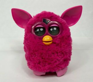 Furby Hasbro Solid Hot Pink 2012 Interactive Plush Toy (a008)