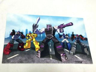 G1 Transformers Decepticons Stunticons Team Picture Poster 11x17 Freeship