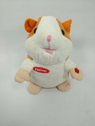 Chatimals Hamster Repeat Talking Brown Guinea Pig Plush 6 " Dragon I Toys