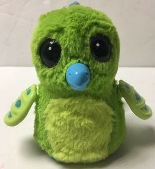Hatchimals Draggle Green Dragon Hatched Interactive Toy Makes Sounds Eyes Light