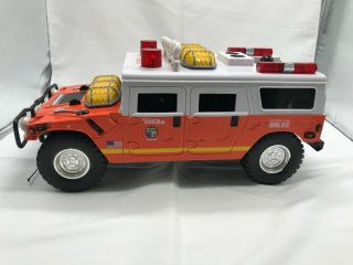 Tonka Toys Rescue Squad Hummer Toy Truck With Lights & Siren