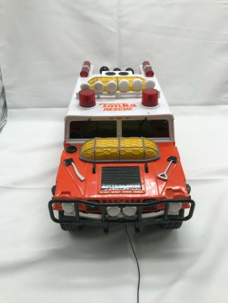 Tonka Toys Rescue Squad HUMMER Toy Truck with Lights & Siren 2
