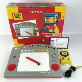Sony Hb - A5710 My First Sony Electronic Sketch Pad W/ Box - Parts