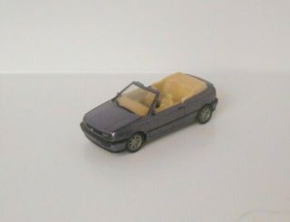 Herpa Germany Ho 1:87 Vw Volkswagen Golf Cabrio Purple