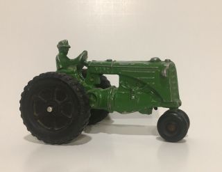 Green Mm Minneapolis Moline Diecast Metal Farm Tractor Vintage Die Cast Farmer