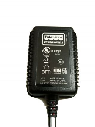Fisher Price Power Wheels 12 Volt Oem 00801 - 1781 Battery Charger