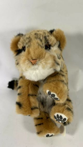 Wowwee Alive 14” Bengal Tiger Cub Interactive Realistic Toy Plush Animal
