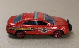 Matchbox Ford Police Interceptor Fire Chief From 2010