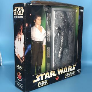 1998 Kenner Star Wars Collector Series Han Solo As Prisoner and Carbonite Block 2