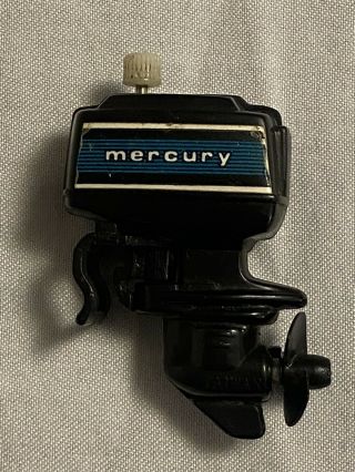 Vintage Mercury Wind Up Outboard Motor For A 1978 Tomy Sea Patrol Toy Boat